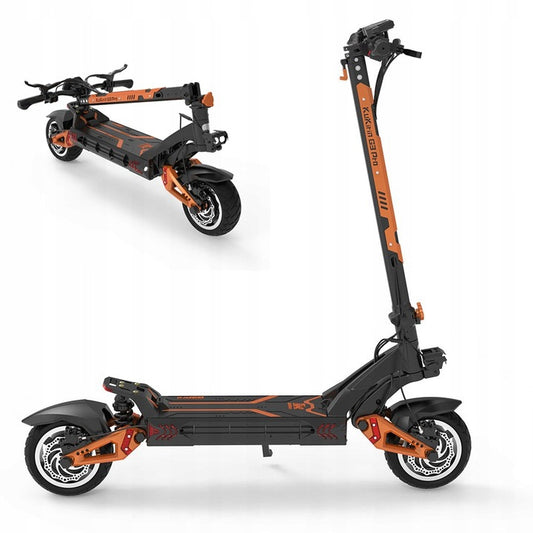 KuKirin G3 pro Folding Electric Scooter 2400W 52V 23.4AH 65km/h Max Range 80KM 10" Off-road Tires Front and rear Dual Motor
