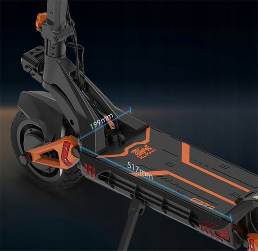 KuKirin G3 pro Folding Electric Scooter 2400W 52V 23.4AH 65km/h Max Range 80KM 10" Off-road Tires Front and rear Dual Motor