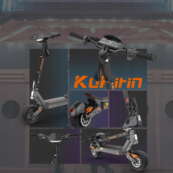 KuKirin G4 Electric Sctoor 2000W Power Motor 70KM/H 60V 20Ah Battery, 75km Range, 11-inch rubber vacuum tyres, front and rear dual disc brakes Electric Vehicles