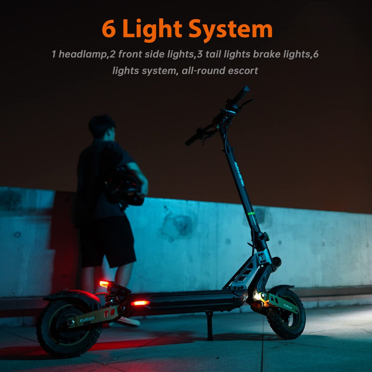 Kukirin G2 MAX Electric scooter 1200W 55KM/H E Scooter 80km Range 48V 20Ah Battery, 10 Inch Pneumatic Tyres E Scooter with LCD Screen Foldable Electric vehicle for Teenagers and Adults