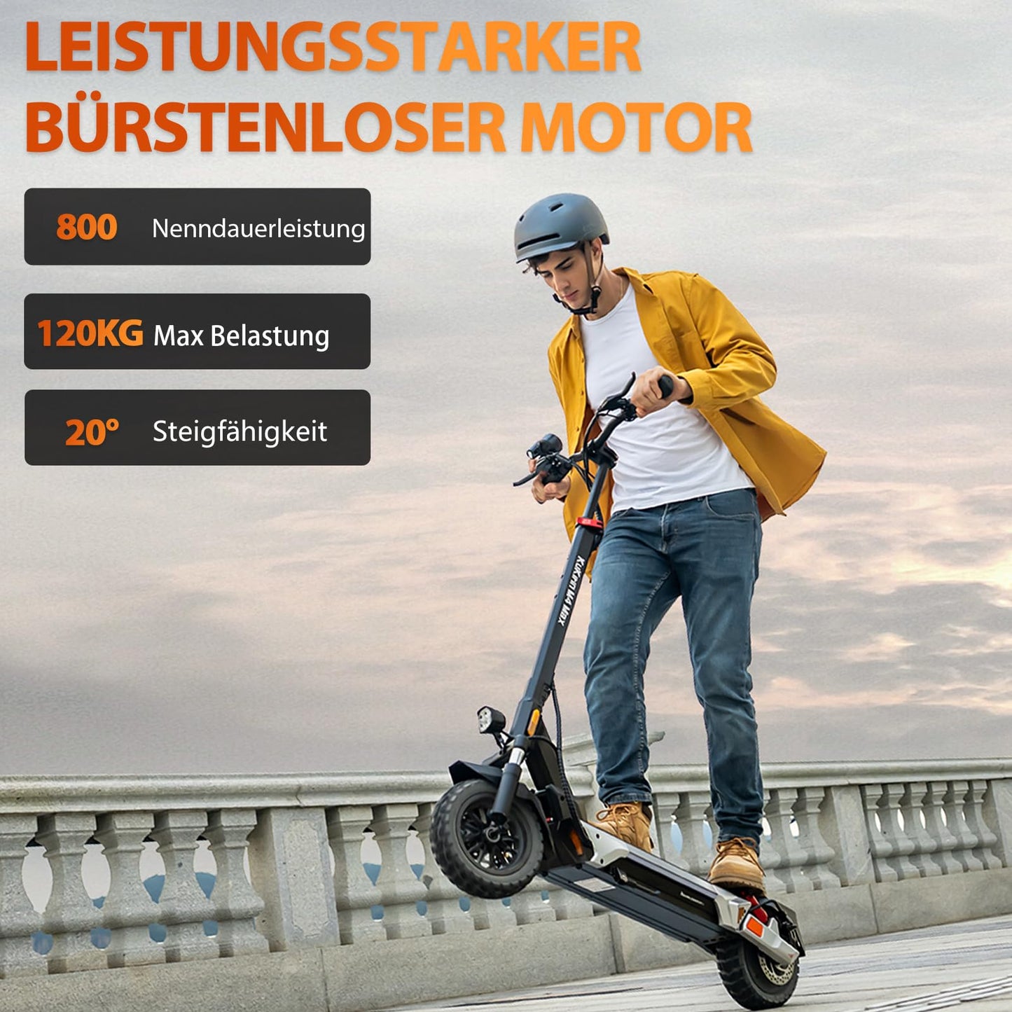 Kukirin M4 MAX Electric Scooter 1000W 48V 18.2AH 45KM/H Max 65KM Driving range 10'' off-road Tires,Front and rear double spring suspension