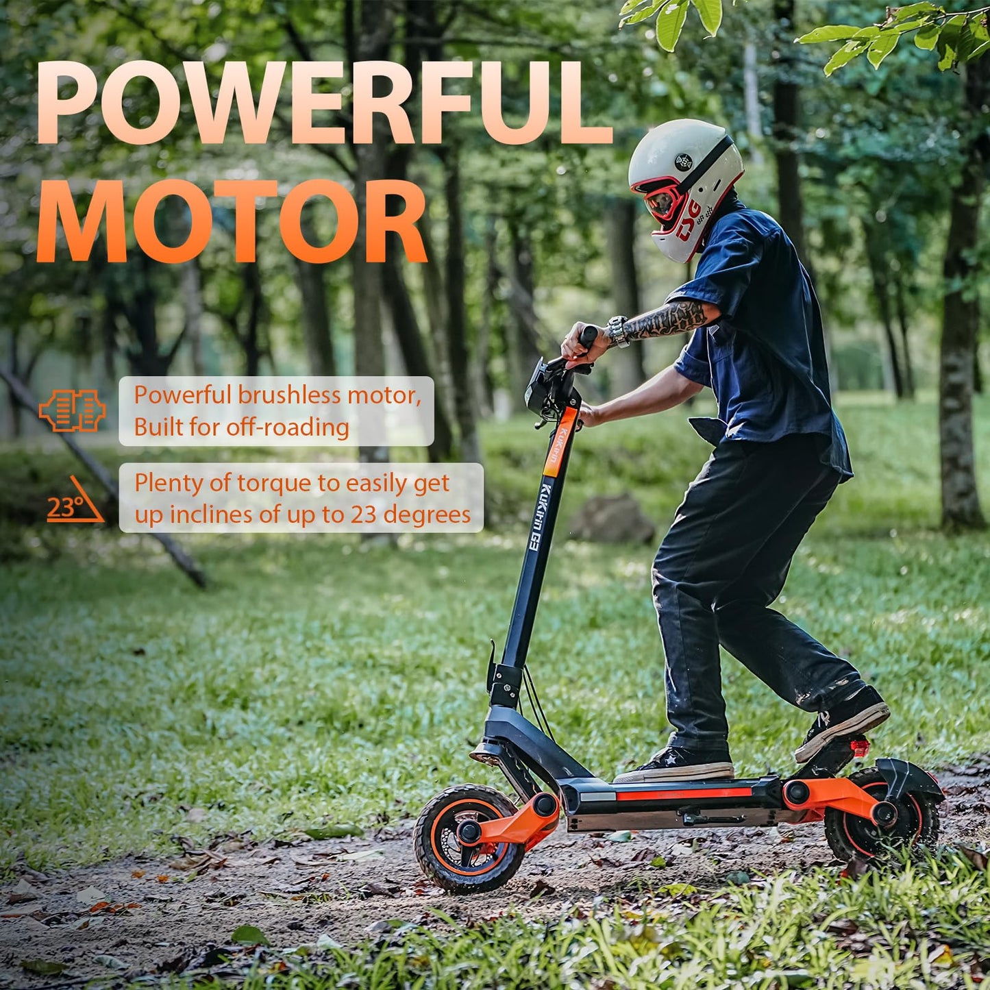 Kukirin G3 Electric Scooter 1200W 50km/h 52V 18Ah E Scooter 70km Range Adult, 6 light system, 10.5 Inch Tyres Folding Electric Vehicle IP54