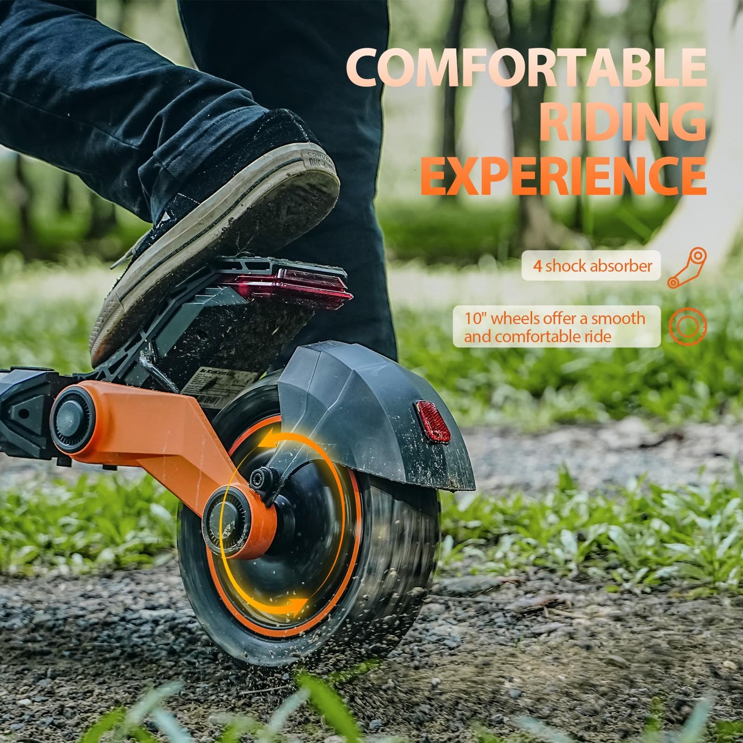 Kukirin G3 Electric Scooter 1200W 50km/h 52V 18Ah E Scooter 70km Range Adult, 6 light system, 10.5 Inch Tyres Folding Electric Vehicle IP54