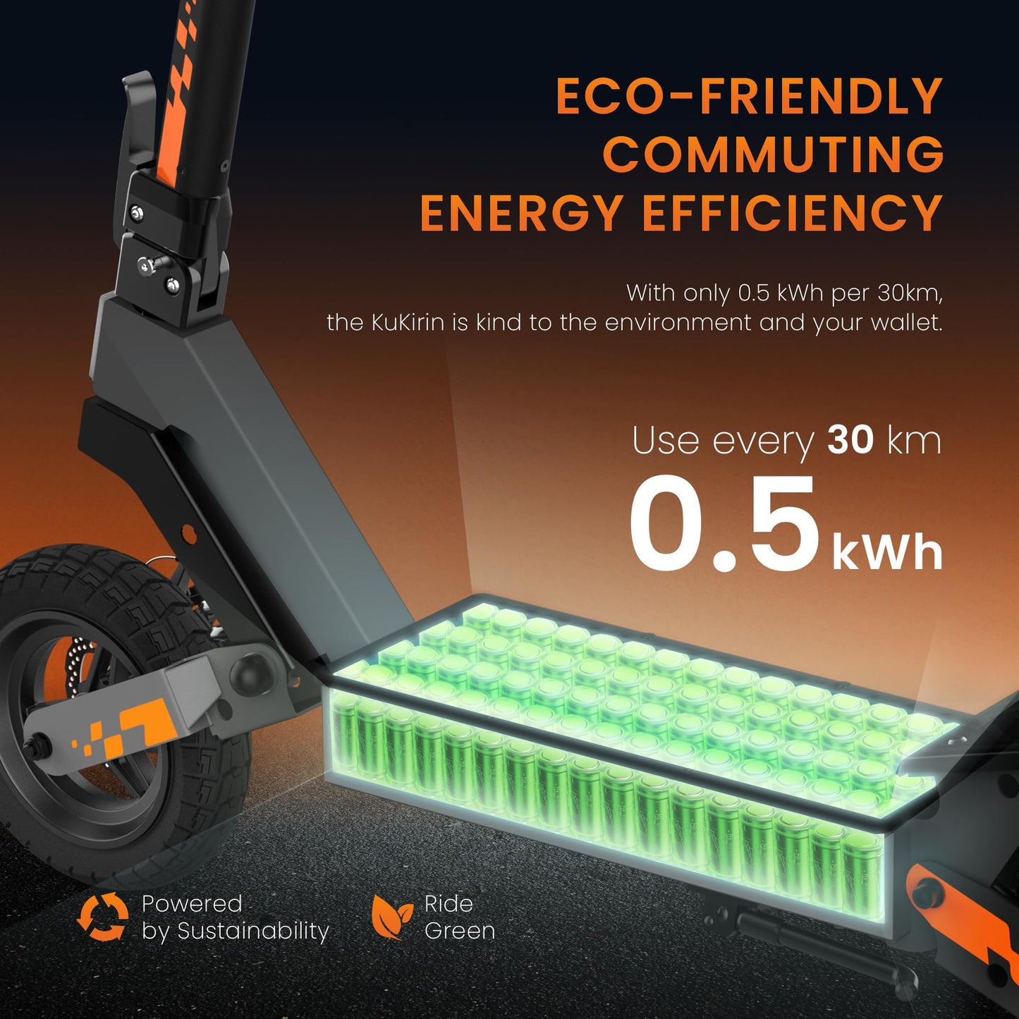 Kukirin C1 PRO Folding Electric Scooter 800W 48V 26AH 45KM/H Max Range 100KM Disc brake