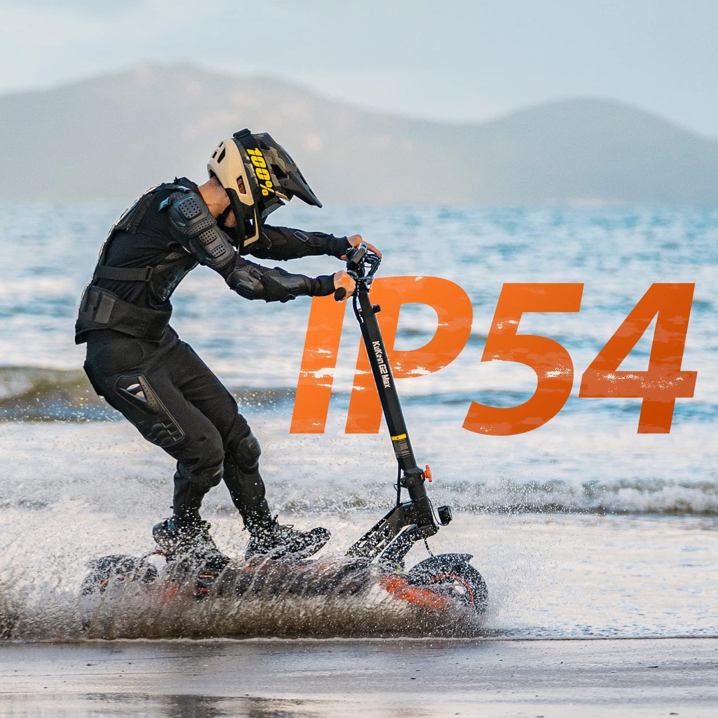 Kukirin G2 MAX Electric scooter 1200W 55KM/H E Scooter 80km Range 48V 20Ah Battery, 10 Inch Pneumatic Tyres E Scooter with LCD Screen Foldable Electric vehicle for Teenagers and Adults