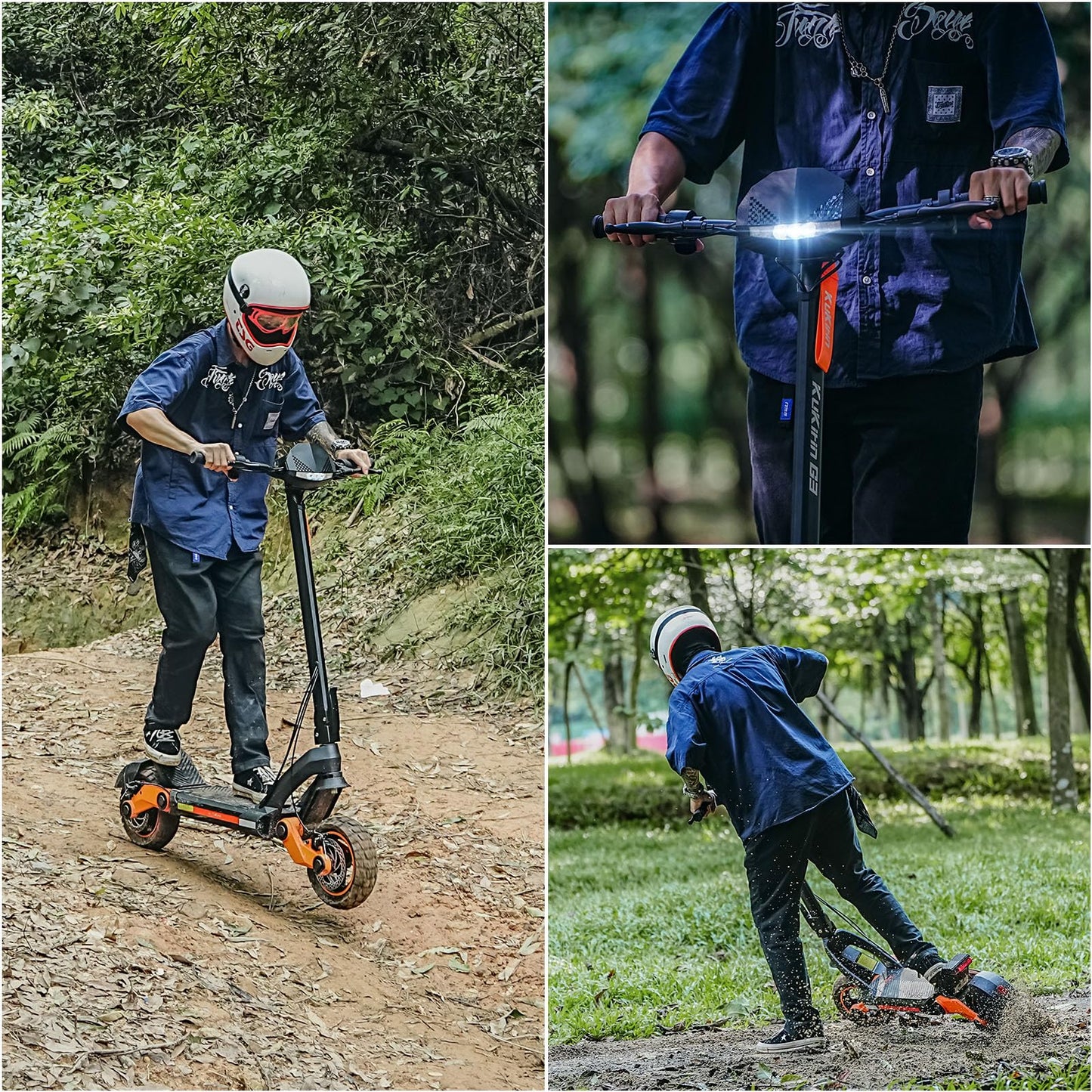 Kukirin G3 Electric Scooter 1200W 50km/h 52V 18Ah E Scooter 70km Range Adult, 6 light system, 10.5 Inch Tyres Folding Electric Vehicle IP54