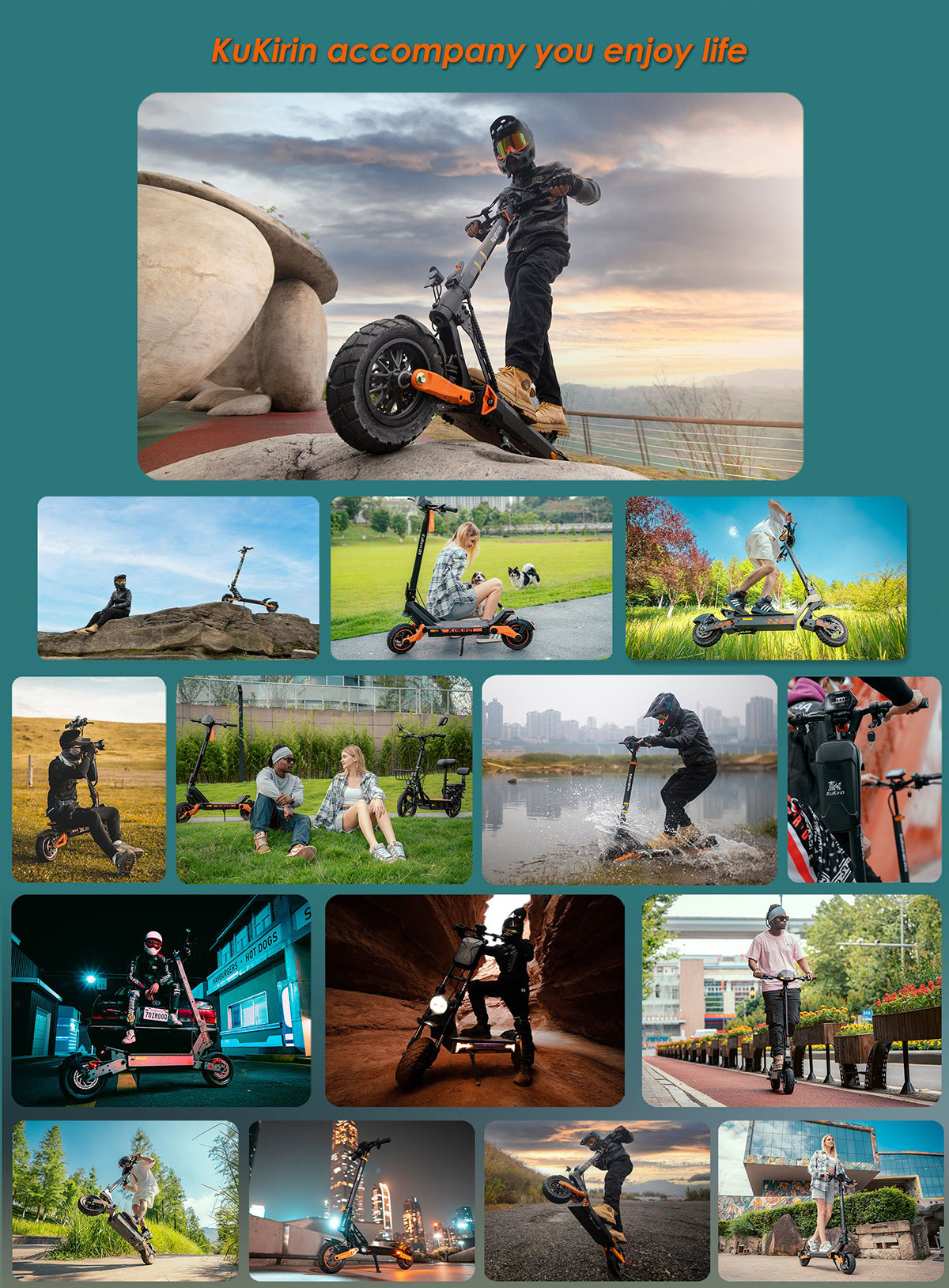 KuKirin G2 Pro (VMP) Folding Electric Vehicles, 500W Motor, 48V 15.6Ah Battery, 9 Inch Vacuum Tire, 25 km/h Max Range 65KM