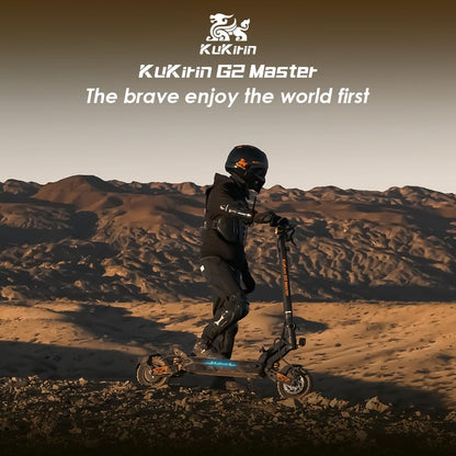 Kukirin G2 Master electric scooter, 52 V 20.8 Ah 2000W 60km/h 10 inches Electric Scooter, 70 km Range, Front and Rear Dual Motor, Max load 120 kg