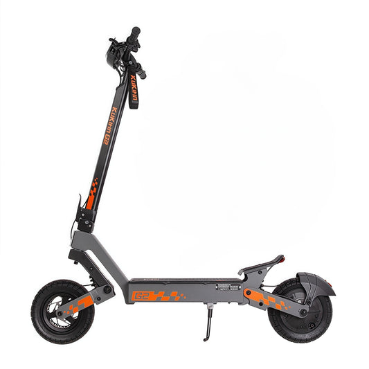 KuKirin G2 Electric scooter - 1200W 45KM/H Strong Motor Drive, 48V 15.6Ah Battery, Up to 55 km Range E Scooter, Dual Suspension, 10 Inch Pneumatic Tyres, LCD Display, IPX4, 3 Riding Modes, Foldable - For Everyday & Leisure