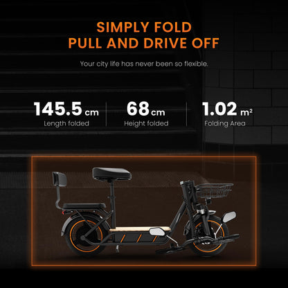 Kukirin C1 PRO Folding Electric Scooter 800W 48V 26AH 45KM/H Max Range 100KM Disc brake