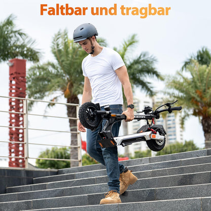 Kukirin M4 MAX Electric Scooter 1000W 48V 18.2AH 45KM/H Max 65KM Driving range 10'' off-road Tires,Front and rear double spring suspension