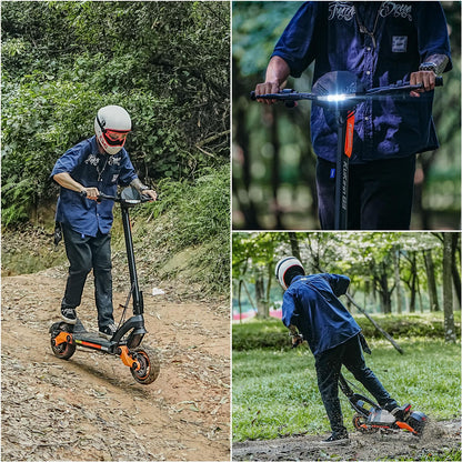 Kukirin G3 Electric Scooter 1200W 50km/h 52V 18Ah E Scooter 70km Range Adult, 6 light system, 10.5 Inch Tyres Folding Electric Vehicle IP54