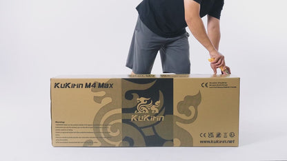 Kukirin M4 MAX Electric Scooter 1000W 48V 18.2AH 45KM/H Max 65KM Driving range 10'' off-road Tires,Front and rear double spring suspension